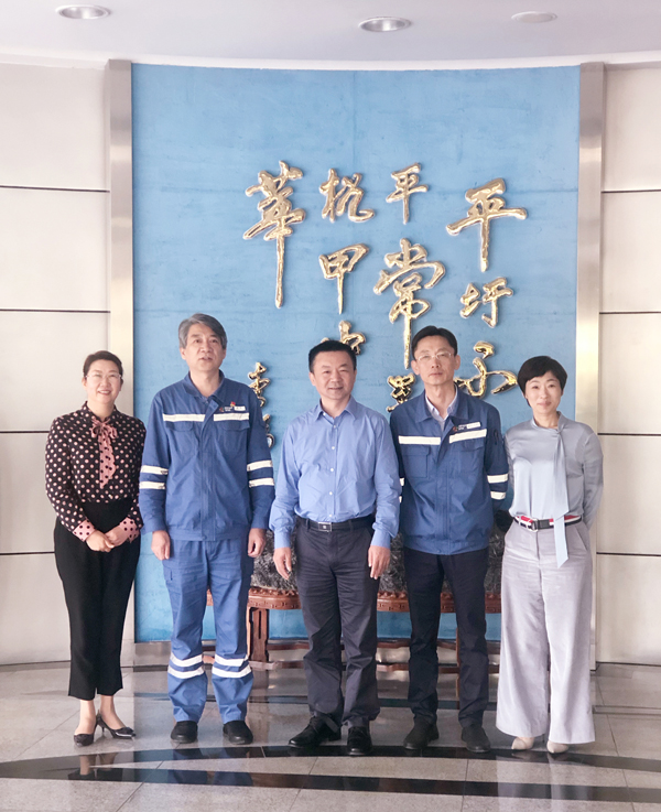 永利3044noc董事长徐辉一行前往淮南平圩电厂进行客户回访