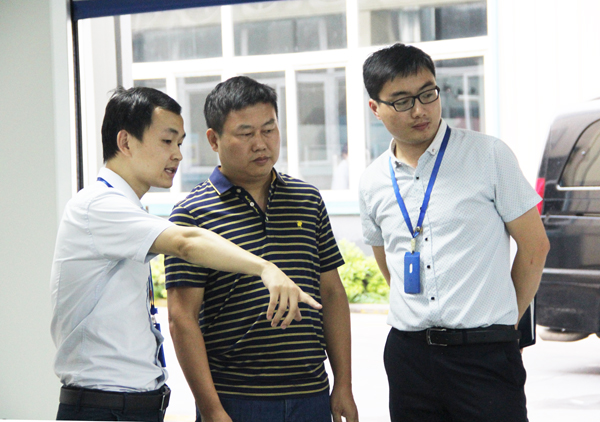 龙净环保领导来我司参观考察